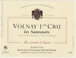 (image for) Bernard et Louis Glantenay VOLNAY SANTENOTS 1993 GL